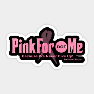 PinkFor dot Me Sticker